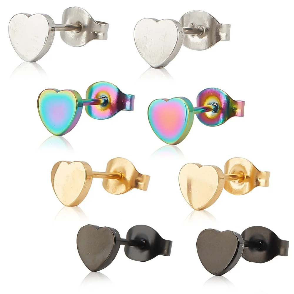 8Pcs 4 Colors Iron Heart Stud Earrings for Women Mixed Color 5.5x6mm Pin: 0.8mm 2Pcs/color
8Pcs 4 Colors Iron Heart Stud Earrings for Women Mixed Color 5.5x6mm Pin: 0.8mm 2Pcs/color