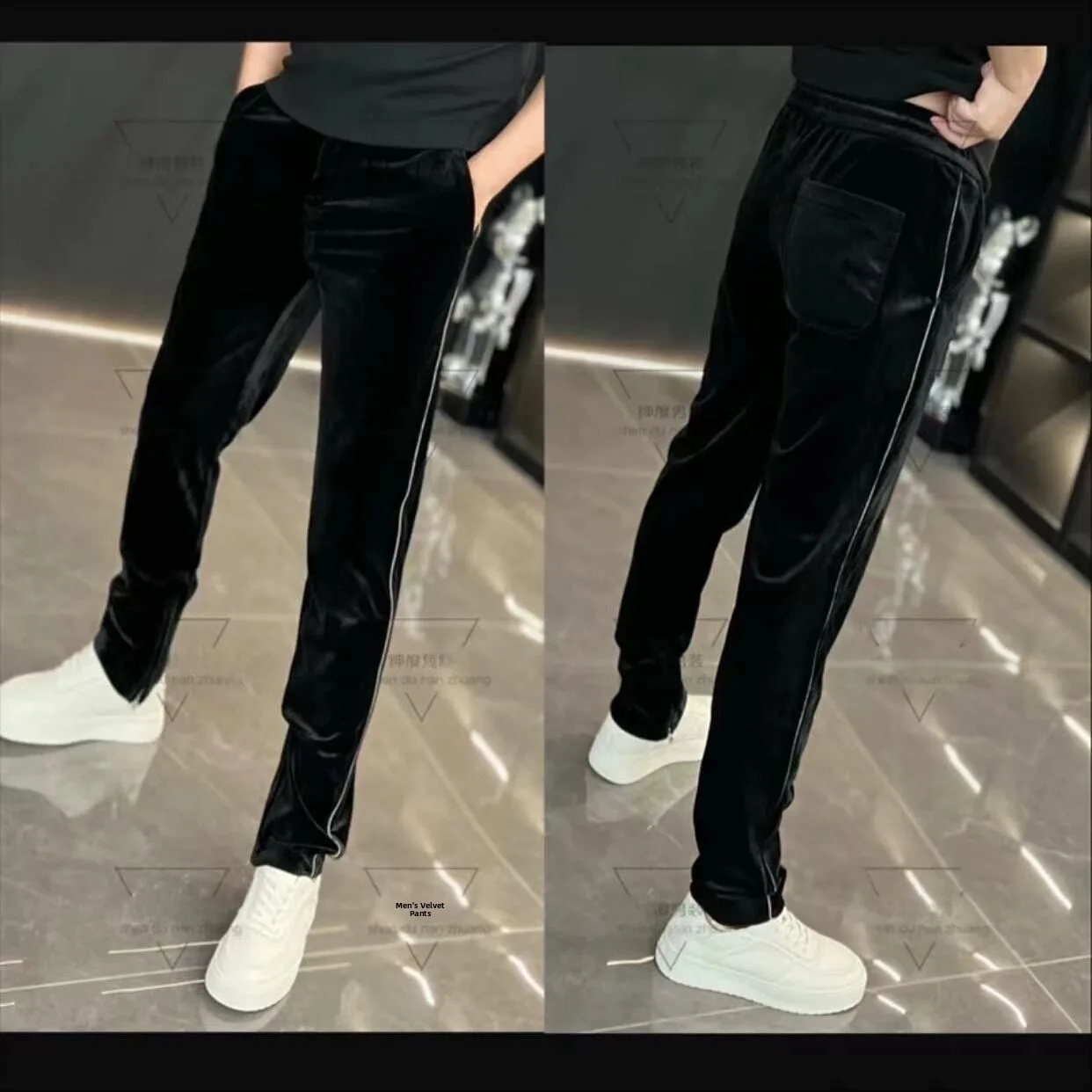 Slimming Casual Pants for Men Spring Autumn Faion Side Zipper Straight Leg Sli Comfortable Thiened Fce Youth Wear
Slimming Casual Pants for Men Spring Autumn Faion Side Zipper Straight Leg Sli Comfortable Thiened Fce Youth Wear