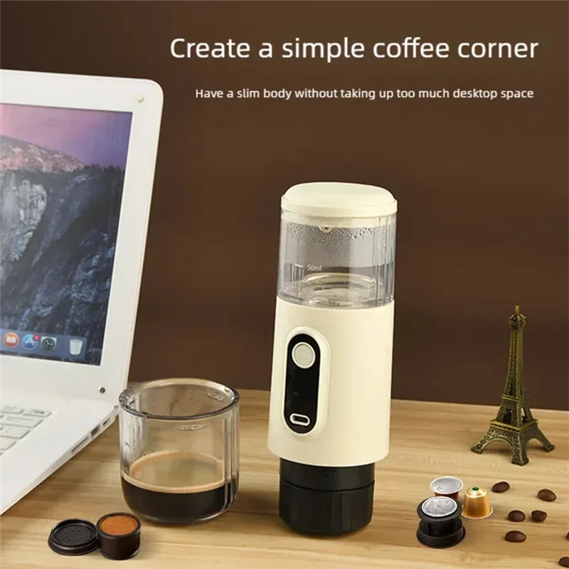 AT28-Coffee Machine Small Portable Electric Wireless Coffee Machine Home Outdoor Coffee Machine
AT28-Coffee Machine Small Portable Electric Wireless Coffee Machine Home Outdoor Coffee Machine
