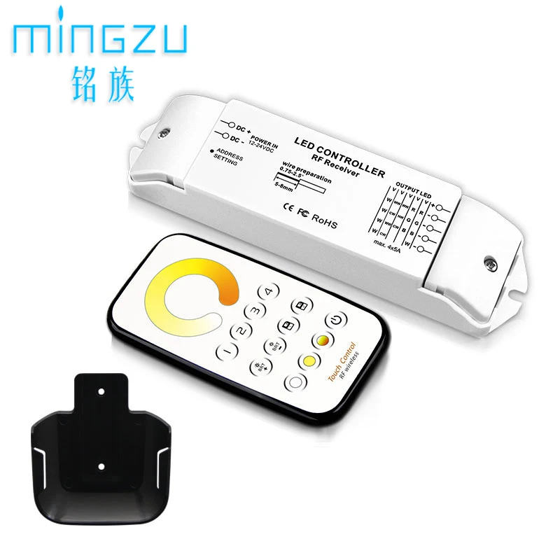 LED color temperature controller T7 Wireless remote control 12V-24V tape light dimming Contour atmosphere light color conversion
LED color temperature controller T7 Wireless remote control 12V-24V tape light dimming Contour atmosphere light color conversion