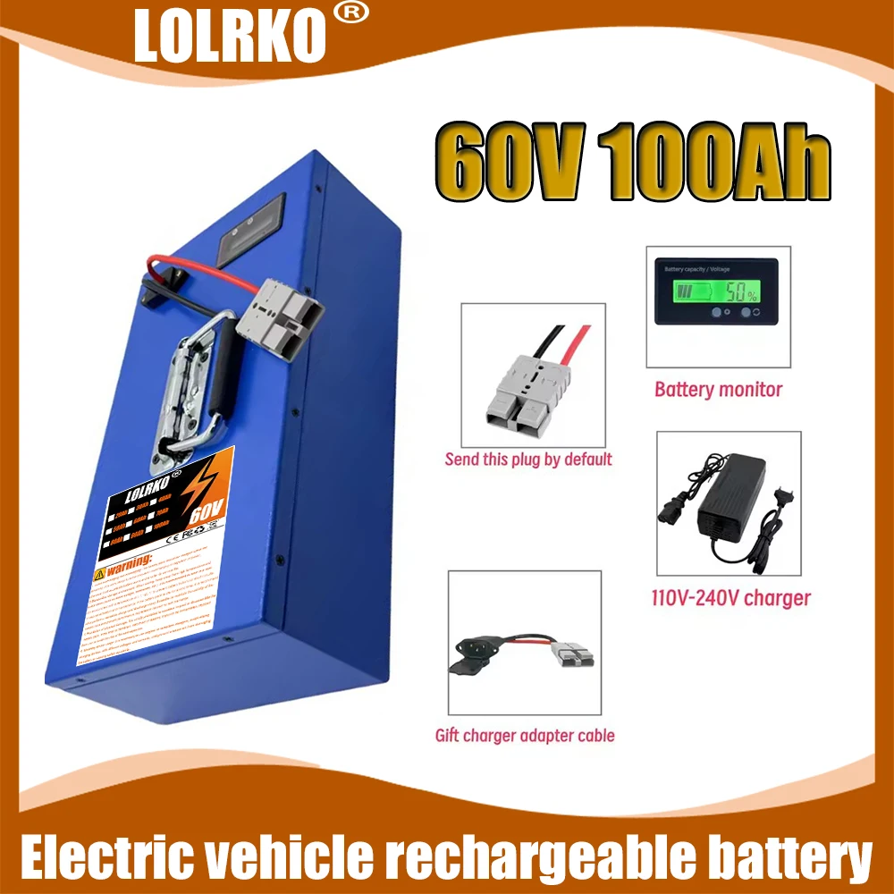 Air fast transportation 60V 18650 lithium battery 100AH Lithium battery pack,Suitable for motors below 3000W renovation
Air fast transportation 60V 18650 lithium battery 100AH Lithium battery pack,Suitable for motors below 3000W renovation