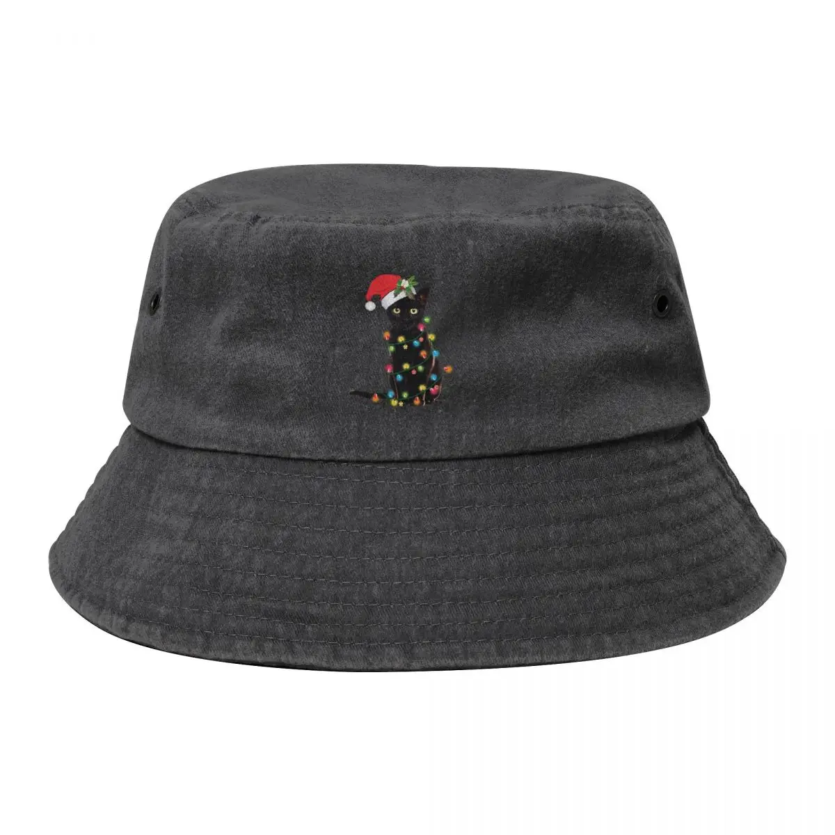 Santa Black Cat Tangled Up In Christmas Tree Lights Holiday Bucket Hat Trucker Hat Luxury Hat Woman Hats Men's
Santa Black Cat Tangled Up In Christmas Tree Lights Holiday Bucket Hat Trucker Hat Luxury Hat Woman Hats Men's