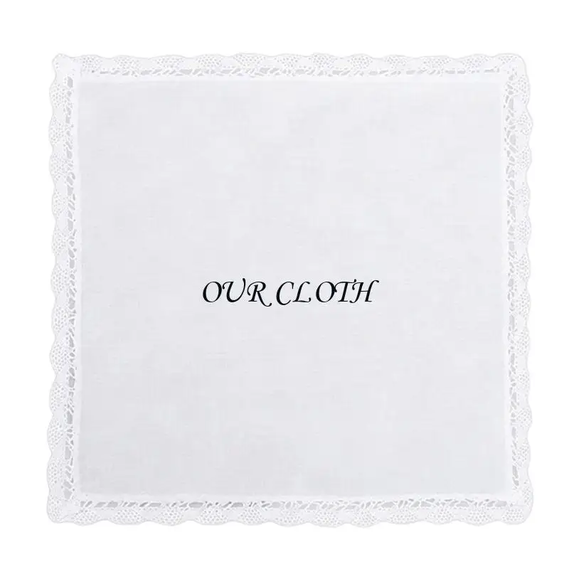 Decorative White Handkerchief White Handkerchiefs Cotton Ladies Hankies Perfect Prom Business Elegant Accessory Y1AC
Decorative White Handkerchief White Handkerchiefs Cotton Ladies Hankies Perfect Prom Business Elegant Accessory Y1AC