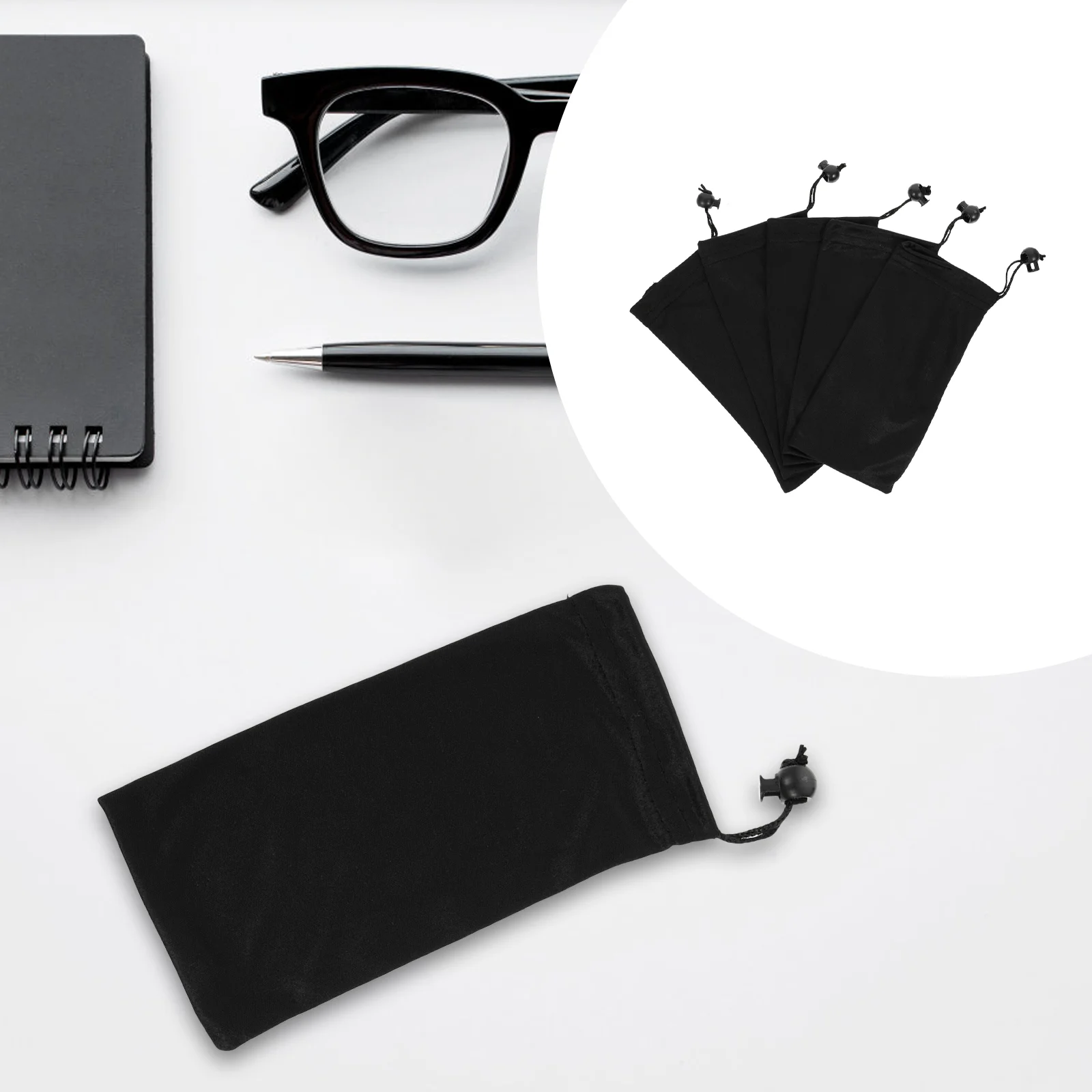 12 Pcs Sunglasses Bag Eyeglass Pouch Household Glossy Portable Accessory Convenient Superfine Fiber
12 Pcs Sunglasses Bag Eyeglass Pouch Household Glossy Portable Accessory Convenient Superfine Fiber