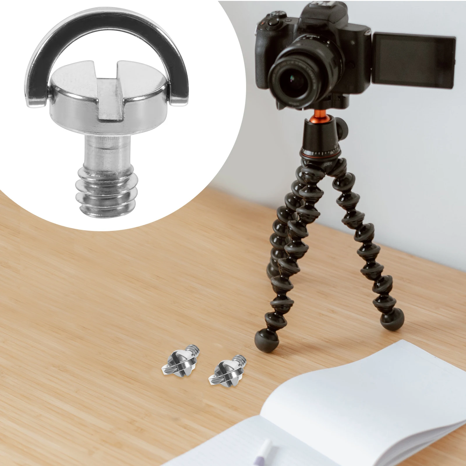 5pcs Camera Fixing Screws 1/4 Tripod Mount Replacement Quick Release Plate Lightweight Portable Anti-rust Durability Camera
5pcs Camera Fixing Screws 1/4 Tripod Mount Replacement Quick Release Plate Lightweight Portable Anti-rust Durability Camera