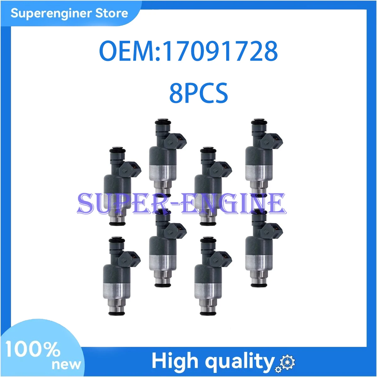 8PCS 17091728 Fuel Injectors for 96-99 Cadillac DeVille Oldsmobile 4.6 V8
8PCS 17091728 Fuel Injectors for 96-99 Cadillac DeVille Oldsmobile 4.6 V8