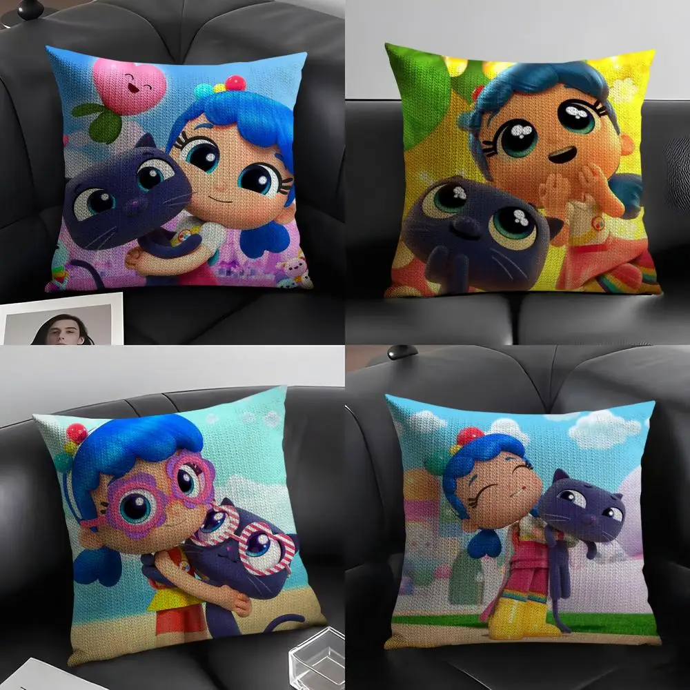 Cartoon T-True Rainbow Kingdom Cushion Cover Natural Linen Organic Fabric Double-Sided Printing Sofa Home Decor Gift Pillow Case
Cartoon T-True Rainbow Kingdom Cushion Cover Natural Linen Organic Fabric Double-Sided Printing Sofa Home Decor Gift Pillow Case