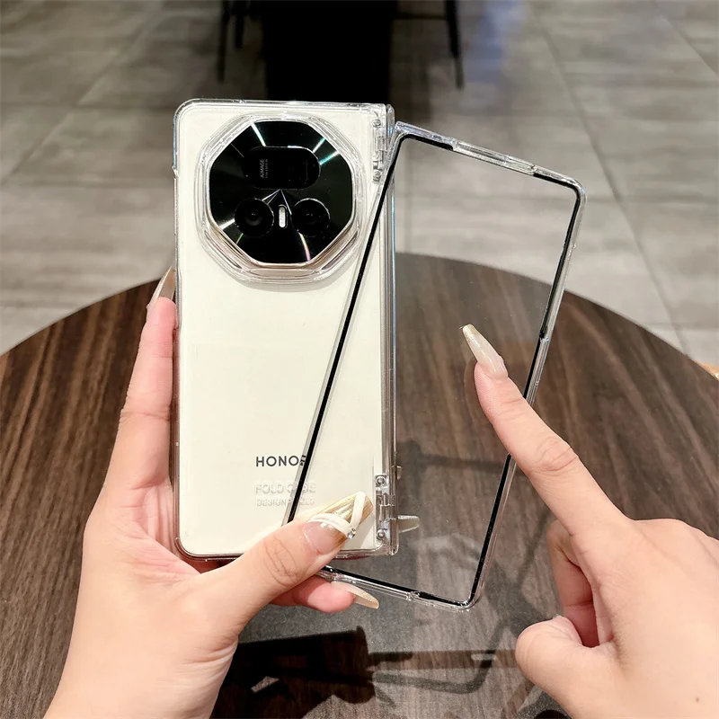 Case For Honor Magic V5 Lens Hinge Protection Tempered Glass Front Screen Film Anti-Drop Anti-Fingerprint Protective Cover
Case For Honor Magic V5 Lens Hinge Protection Tempered Glass Front Screen Film Anti-Drop Anti-Fingerprint Protective Cover