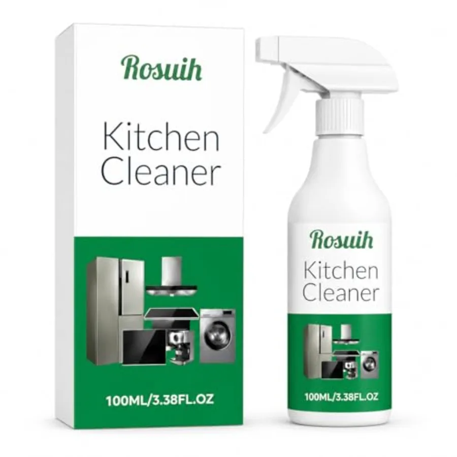 Kitchen Appliance Cleaner Spray, Heavy Duty Grease Remover for Cooktop, Oven, Stove, Range Hood and Countertops, Multi-Surface
Kitchen Appliance Cleaner Spray, Heavy Duty Grease Remover for Cooktop, Oven, Stove, Range Hood and Countertops, Multi-Surface
