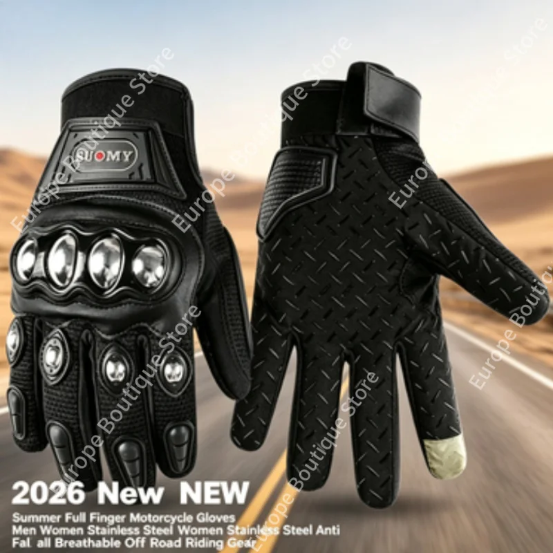 Off Road Summer Full Finger Motorcycle Gloves Stainless Steel Anti Fall Breathable Riding Gear For Men Women
Off Road Summer Full Finger Motorcycle Gloves Stainless Steel Anti Fall Breathable Riding Gear For Men Women