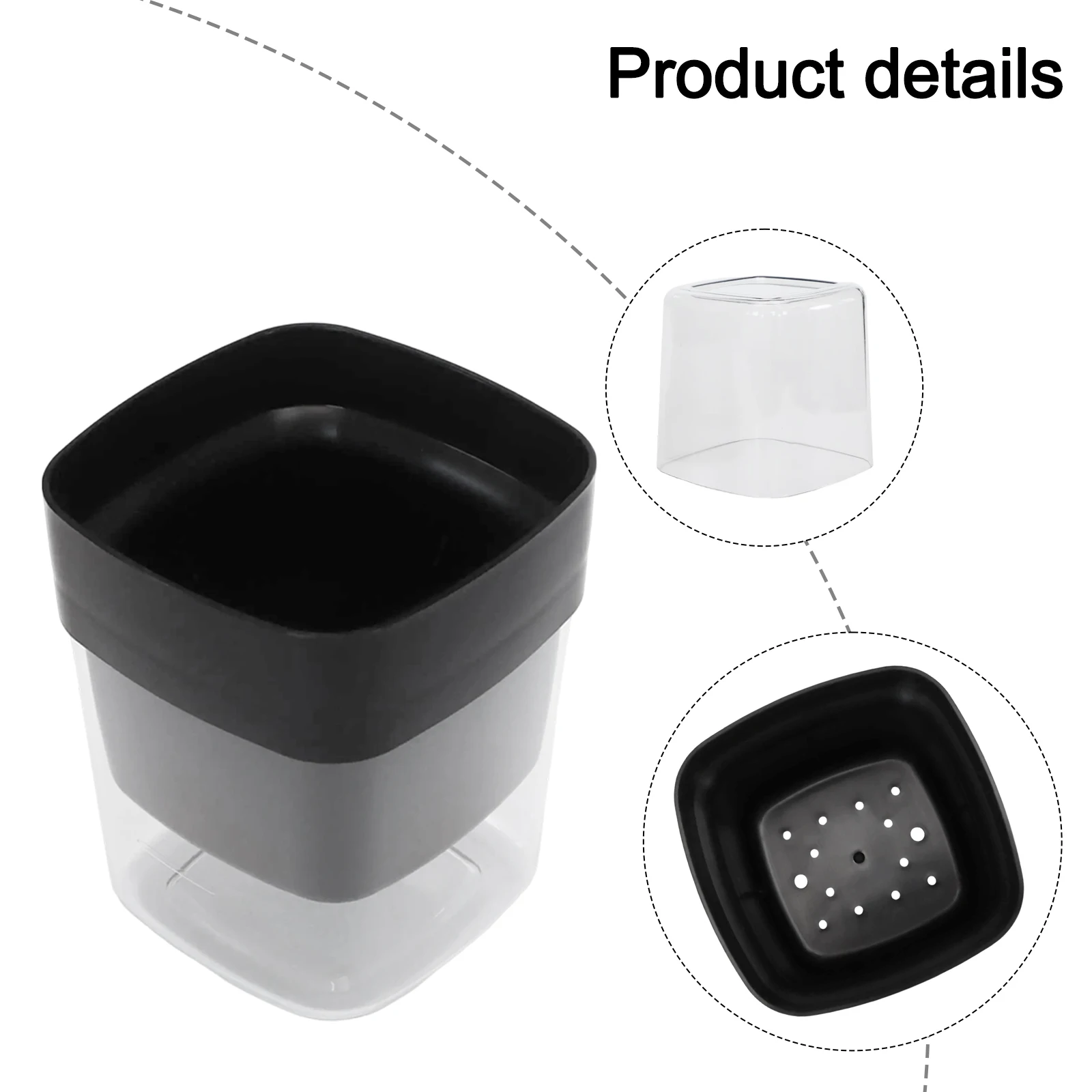 Three Piece Self Watering Pot Set Featuring a Visible Reservoir for All Types of Plants in Any Gardening Environment
Three Piece Self Watering Pot Set Featuring a Visible Reservoir for All Types of Plants in Any Gardening Environment