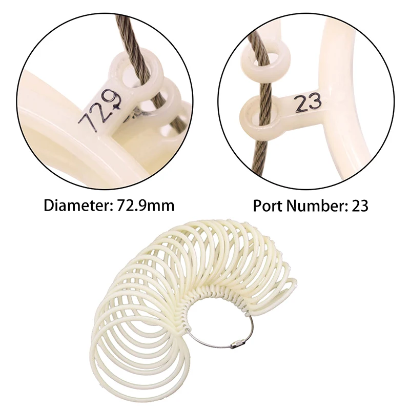 New 1Set Plastic HK Bracelet Sizer Wrist Diameter Sizer For DIY Jewelry Making Loop Bracelet Measuring Tool
New 1Set Plastic HK Bracelet Sizer Wrist Diameter Sizer For DIY Jewelry Making Loop Bracelet Measuring Tool