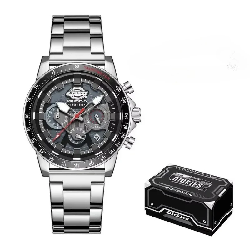 Подлинные светящиеся часы Dickies, стильные водонепроницаемые студенческие кварцевые часы CL-560
Подлинные светящиеся часы Dickies, стильные водонепроницаемые студенческие кварцевые часы CL-560