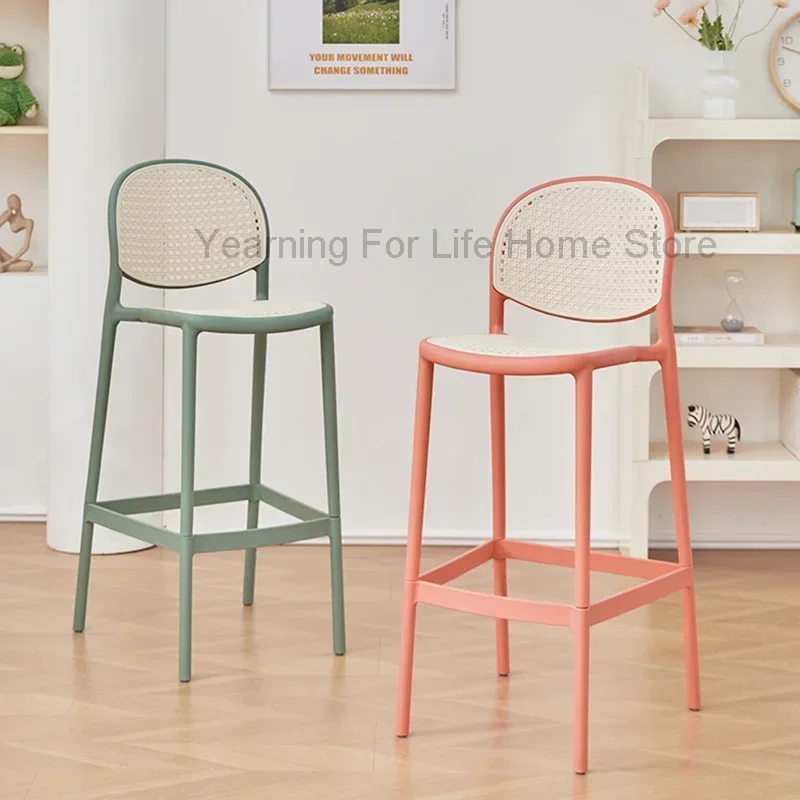 Designer Relaxing High Bar Chairs Plastic Cafe Lightweight Minimalist Bar Chairs Interior Sillas Nordicas Furniture
Designer Relaxing High Bar Chairs Plastic Cafe Lightweight Minimalist Bar Chairs Interior Sillas Nordicas Furniture