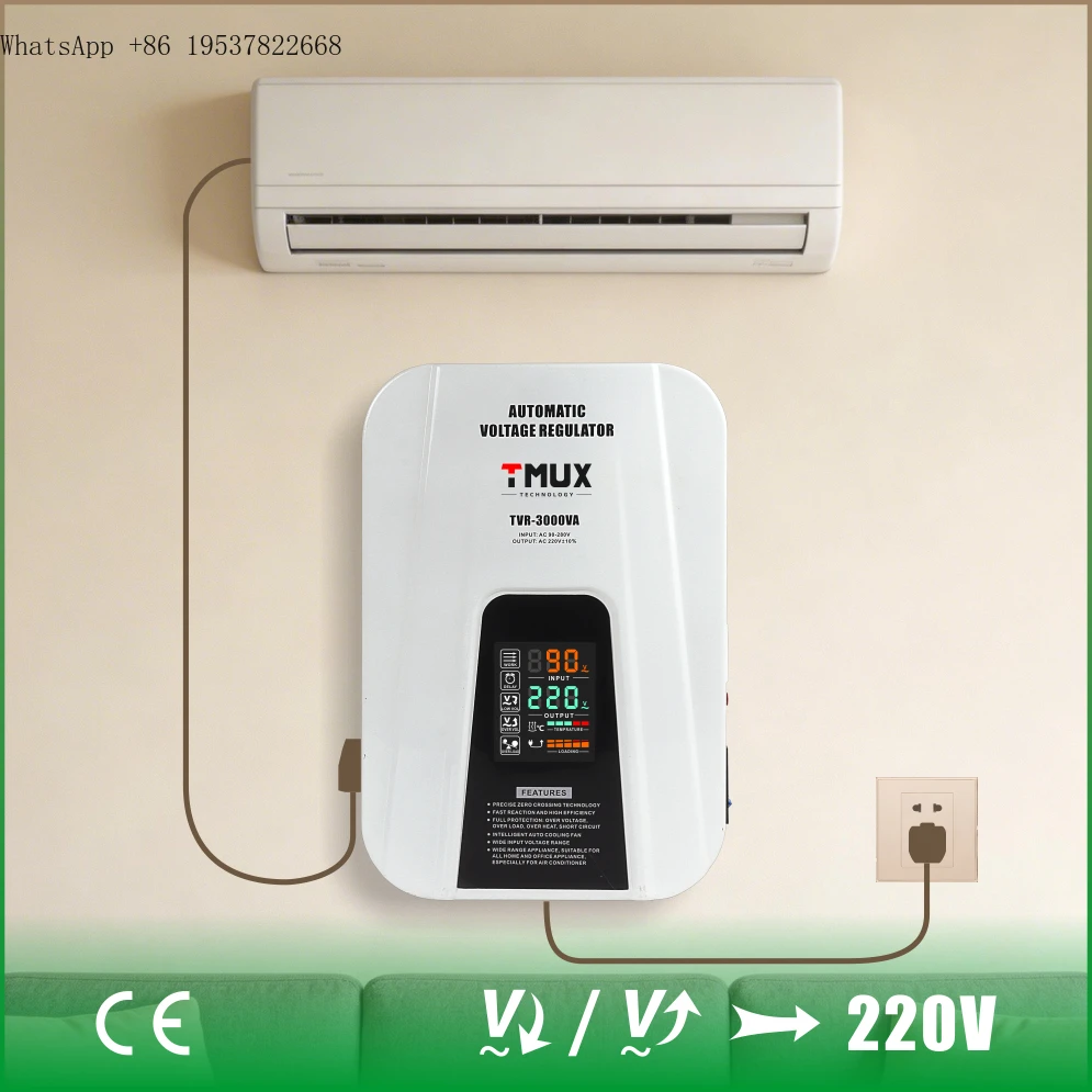 Power Supply Wall Mount Air Conditioning Regulator 220V AC Automatic Regulator/Regulator Avr 3000va 5000va
Power Supply Wall Mount Air Conditioning Regulator 220V AC Automatic Regulator/Regulator Avr 3000va 5000va