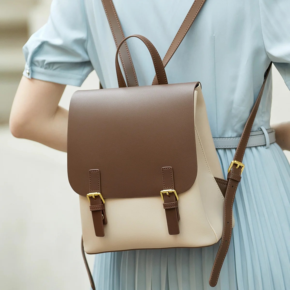 Limited & New Cow Leather Backpack Simple Large Capacity Women Patchwork College Girl &Travel Bag#SC1566
Limited & New Cow Leather Backpack Simple Large Capacity Women Patchwork College Girl &Travel Bag#SC1566