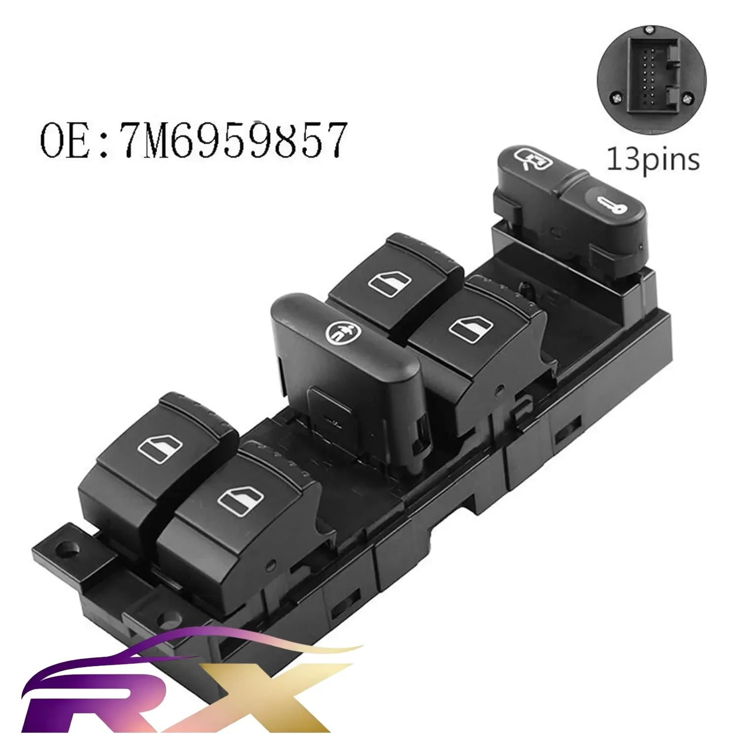 NEW 7M6959857 7M6959857B Power window switch Car Window Switch Button Car Window Lifter Control Switch for GALAXY , VW ,SHARA
NEW 7M6959857 7M6959857B Power window switch Car Window Switch Button Car Window Lifter Control Switch for GALAXY , VW ,SHARA