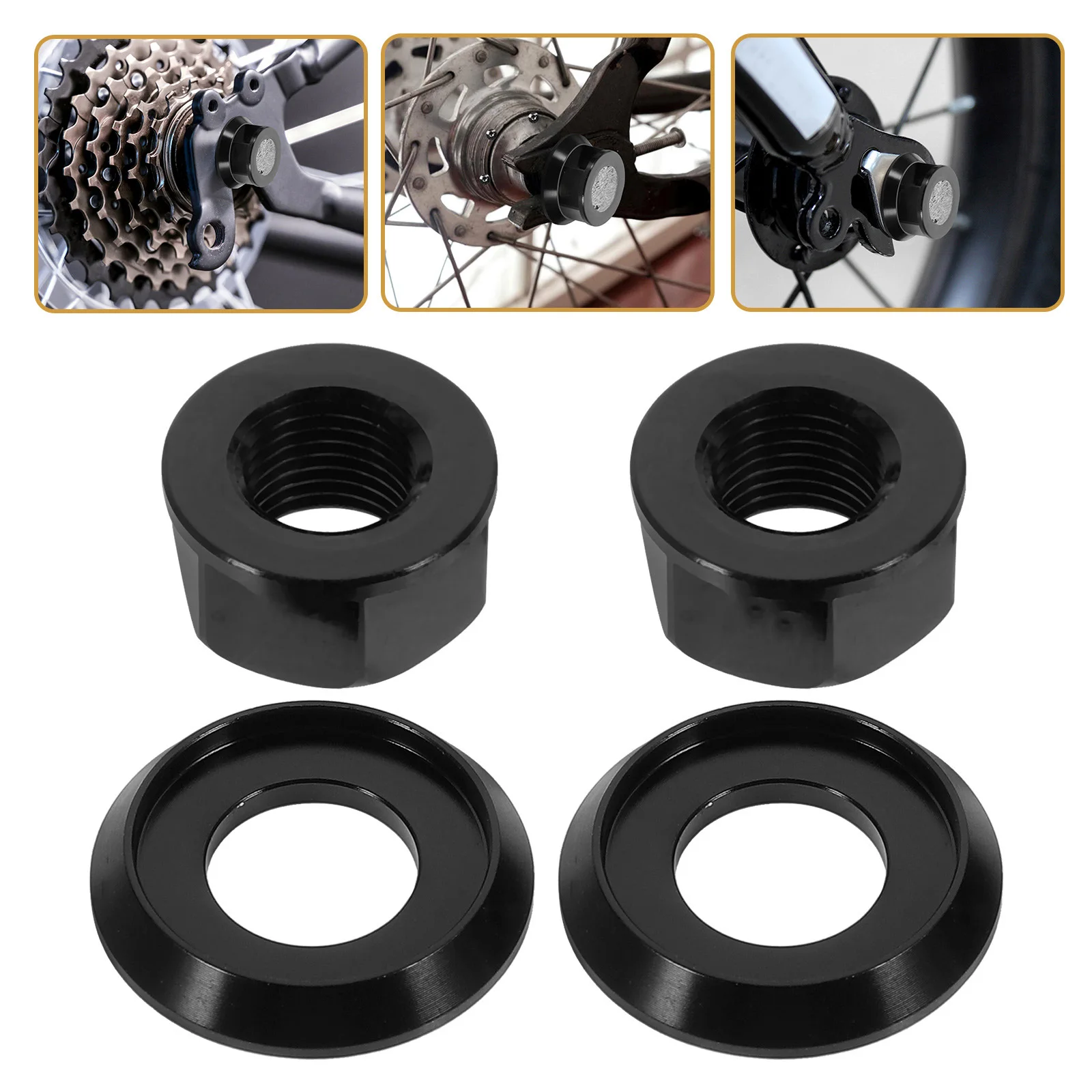 2Pcs Aluminum Alloy Bicycle Hub Nut M10 Folding Fixed Gear Mountain Road Bike Rear Wheel Nuts Hub Nut Wheel Nuts
2Pcs Aluminum Alloy Bicycle Hub Nut M10 Folding Fixed Gear Mountain Road Bike Rear Wheel Nuts Hub Nut Wheel Nuts