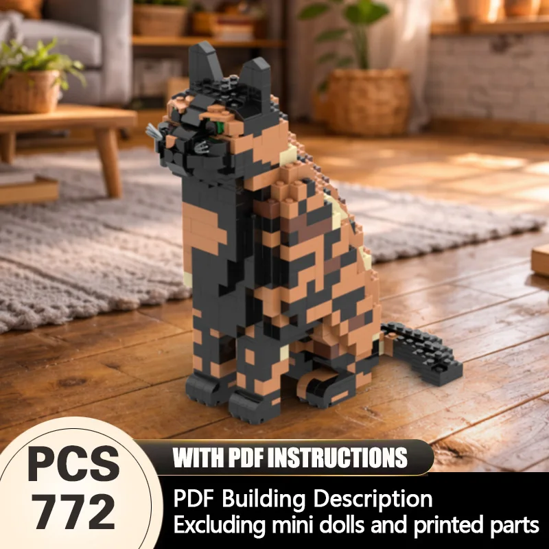 Creators Animal Series Model MOC Building Bricks Tortoiseshell Cat Modular Technology Gifts Holiday Assemble Children Toys Suit
Creators Animal Series Model MOC Building Bricks Tortoiseshell Cat Modular Technology Gifts Holiday Assemble Children Toys Suit
