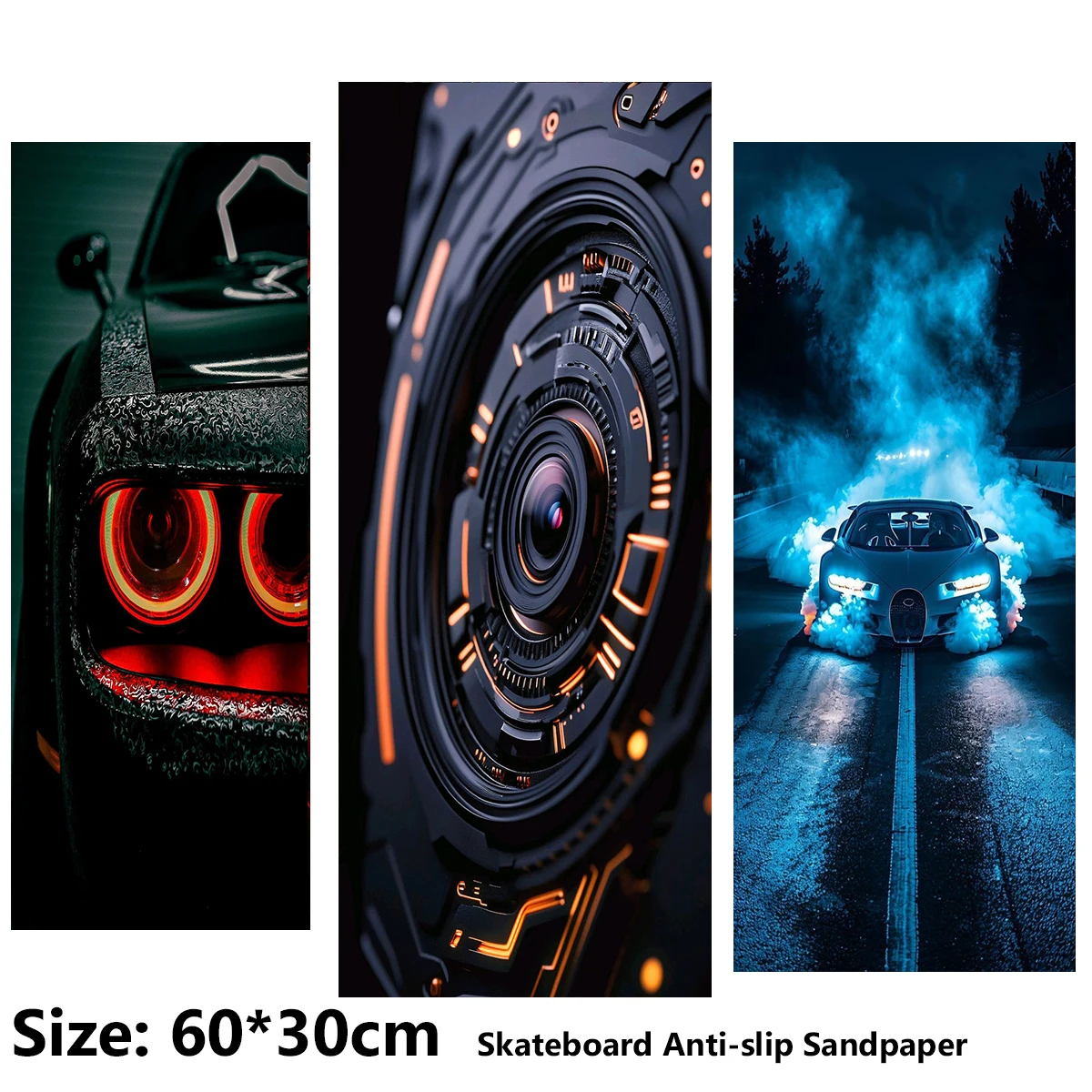 Electric Scooter Anti-slip Sticker Sandpaper Skateboard GripTape Sheet 60*30cm Cool Car Camera Pattern
Electric Scooter Anti-slip Sticker Sandpaper Skateboard GripTape Sheet 60*30cm Cool Car Camera Pattern