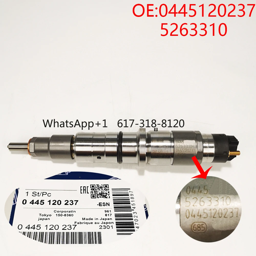 For 5263310 0445120237 Bouwmachines Onderdelen 6l Isle Dieselmotor Cr Brandstofinjectoren 5263310 0445120237
For 5263310 0445120237 Bouwmachines Onderdelen 6l Isle Dieselmotor Cr Brandstofinjectoren 5263310 0445120237