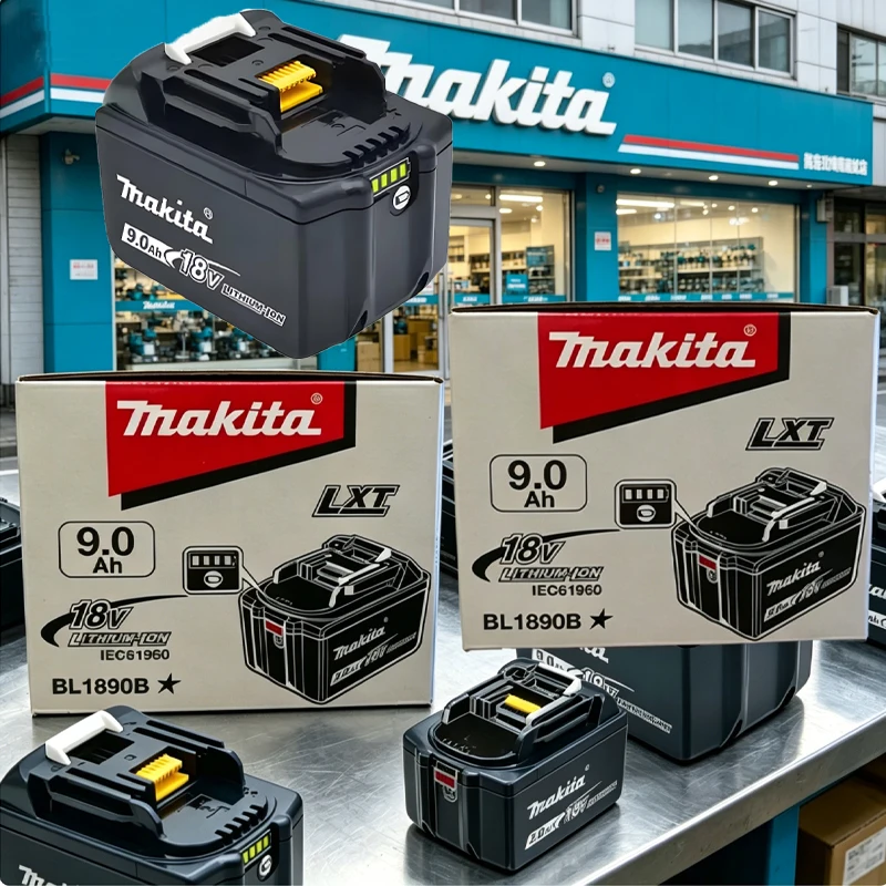 Makita 18V battery 9.0AH rechargeable battery, Makita BL1840 BL1830B BL1830B power tool battery, 18V charger
Makita 18V battery 9.0AH rechargeable battery, Makita BL1840 BL1830B BL1830B power tool battery, 18V charger
