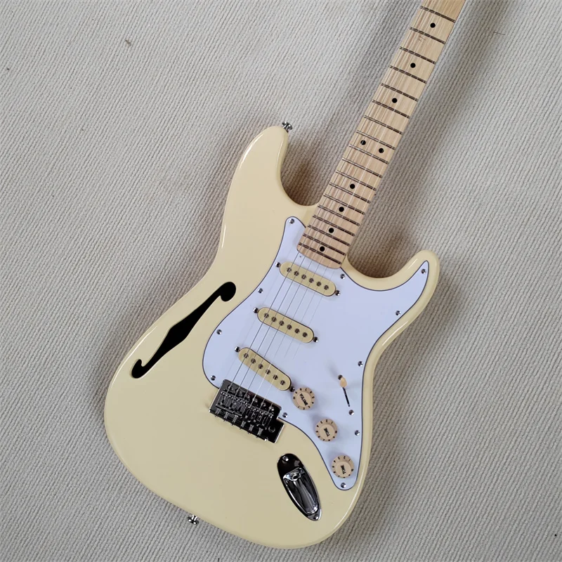 Electric Guitar with Half Hollow6-string, Can Be Customized, Classic Made, Free Shipping
Electric Guitar with Half Hollow6-string, Can Be Customized, Classic Made, Free Shipping