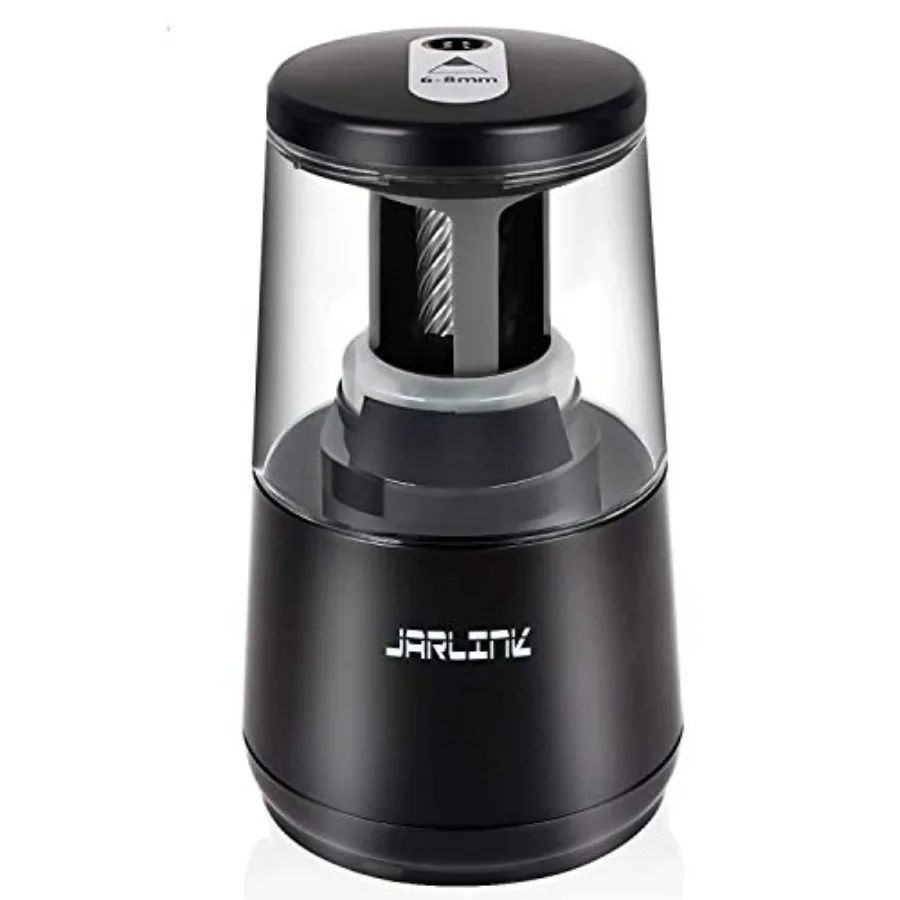 Electric Pencil Sharpener, Heavy-Duty Helical Blade to Fast Sharpen, Auto Stop for No.2/Colo Pencils 6-8mm,AC Adapter/Battery O
Electric Pencil Sharpener, Heavy-Duty Helical Blade to Fast Sharpen, Auto Stop for No.2/Colo Pencils 6-8mm,AC Adapter/Battery O