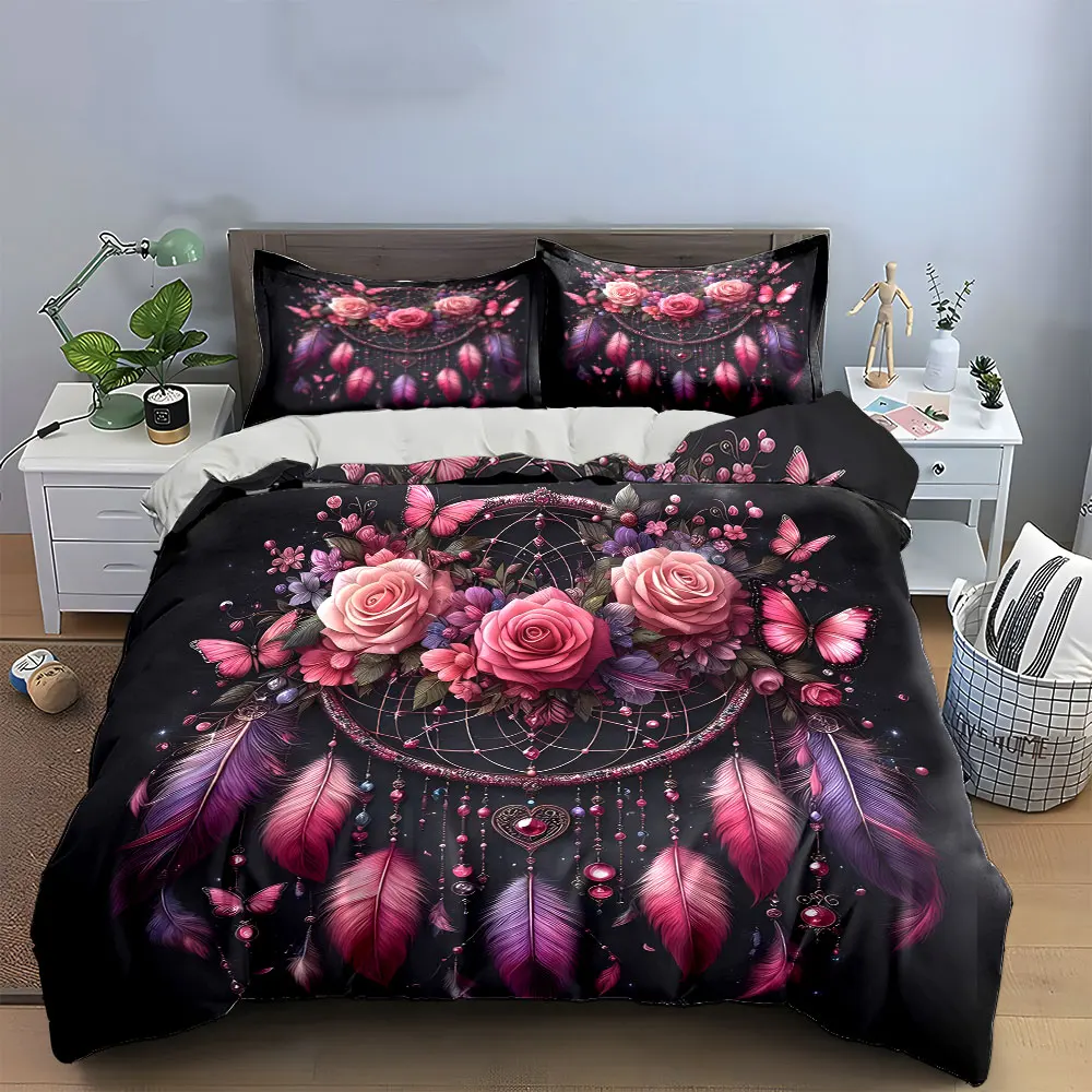 Dreamcatcher Set with Flowers Multiple sizes kid's and adults' bedroom Exquisite 3PC bedding set, gift
Dreamcatcher Set with Flowers Multiple sizes kid's and adults' bedroom Exquisite 3PC bedding set, gift