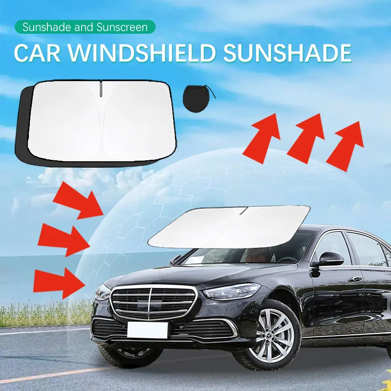 Car Sun Visor For Mercedes Benz S Class W223 Front Windshield Sunshade Heat Insulation Summer Cooling Auto Accessories
Car Sun Visor For Mercedes Benz S Class W223 Front Windshield Sunshade Heat Insulation Summer Cooling Auto Accessories