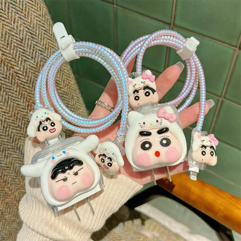 New Crayon Shin-chan Charger Data Cable Case Protector Winding Cartoon for Apple 18W 20W Fast Charger Adapter
New Crayon Shin-chan Charger Data Cable Case Protector Winding Cartoon for Apple 18W 20W Fast Charger Adapter