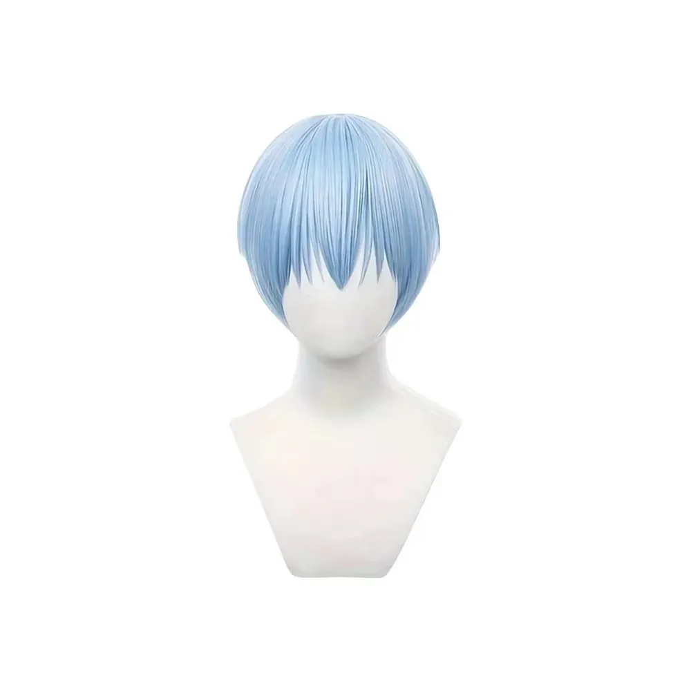 Anime Cosplay Himmel Wig Short Straight Light Blue Synthetic Hair Peluca For Frieren Festival Halloween Props
Anime Cosplay Himmel Wig Short Straight Light Blue Synthetic Hair Peluca For Frieren Festival Halloween Props