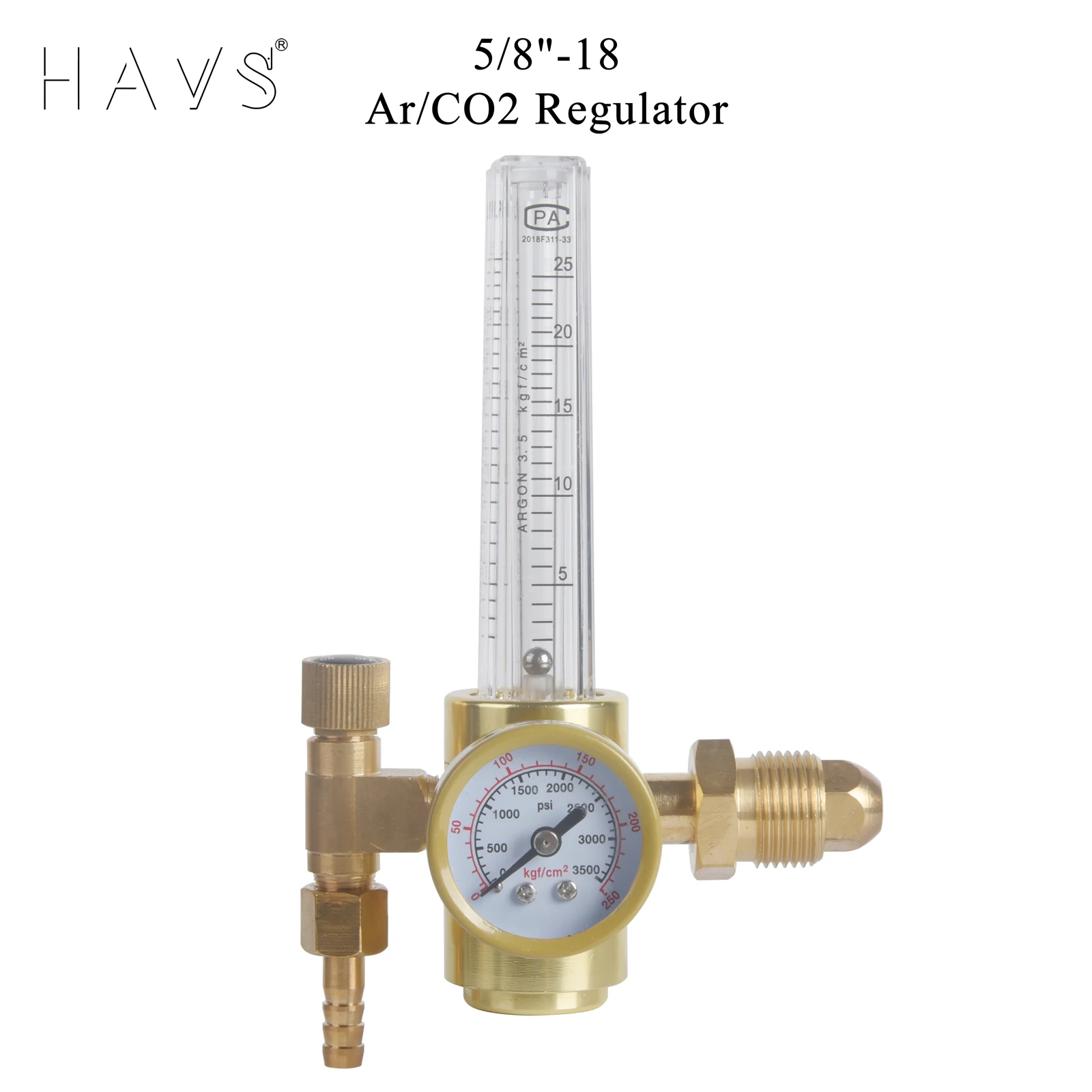 All Brass Argon/CO2 Mig Tig Flow Meter Gas Regulator Gauge Welding Weld 0-60CFH CGA580 Inlet
All Brass Argon/CO2 Mig Tig Flow Meter Gas Regulator Gauge Welding Weld 0-60CFH CGA580 Inlet