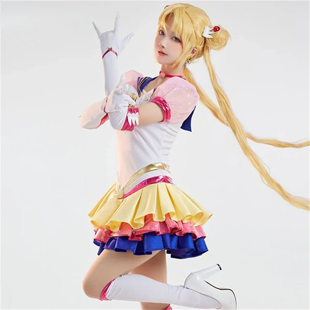 Tsukino Usagi Cosplay Costume 30th Anniversary Combat Suit Woman Christmas Cosplay Dress
Tsukino Usagi Cosplay Costume 30th Anniversary Combat Suit Woman Christmas Cosplay Dress