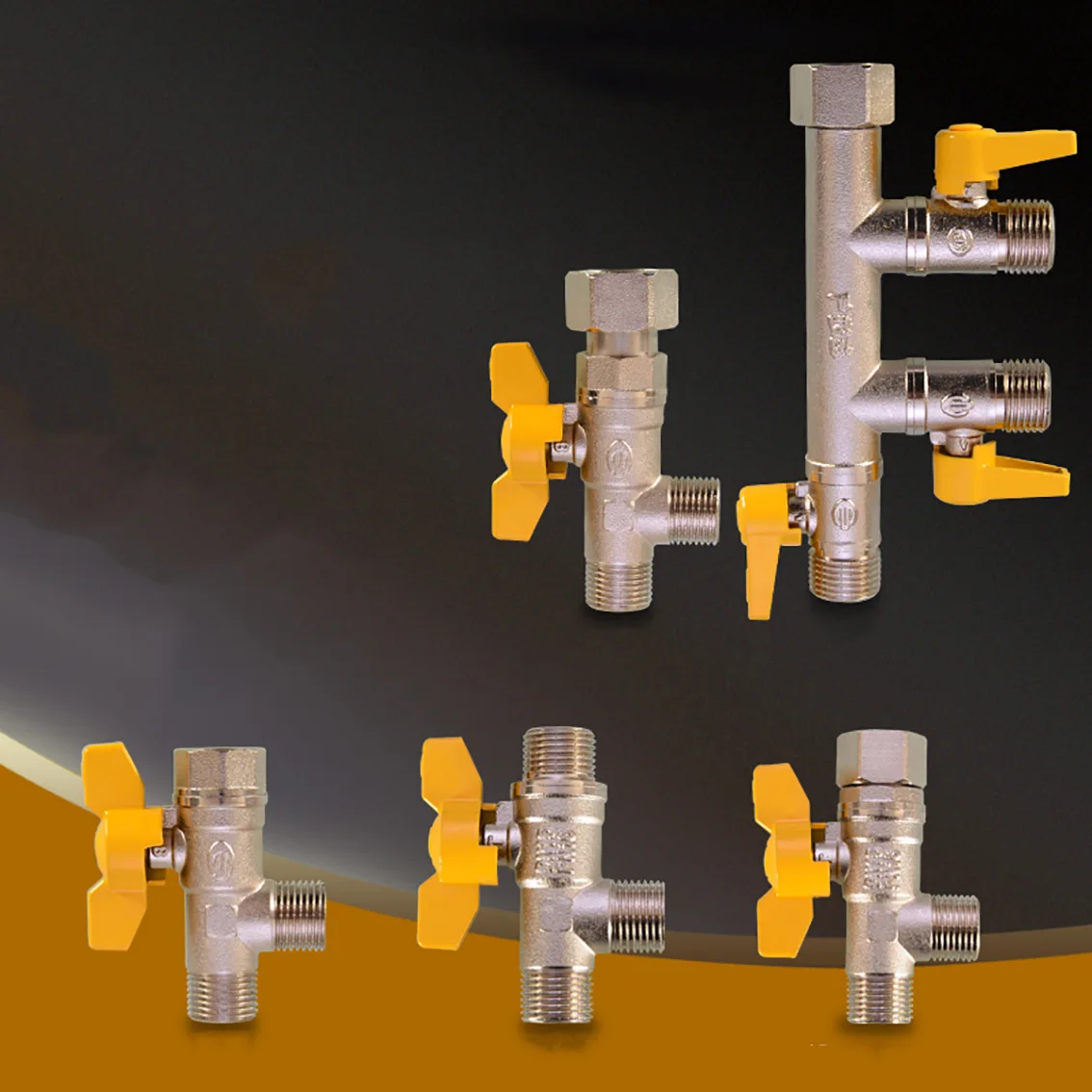 Copper 1/2" BSP Female*Male Thread 3-Way Gas Ball Valve Converters With Switch Pipe Fittings Connector Water Hose Joint Adapter
Copper 1/2" BSP Female*Male Thread 3-Way Gas Ball Valve Converters With Switch Pipe Fittings Connector Water Hose Joint Adapter