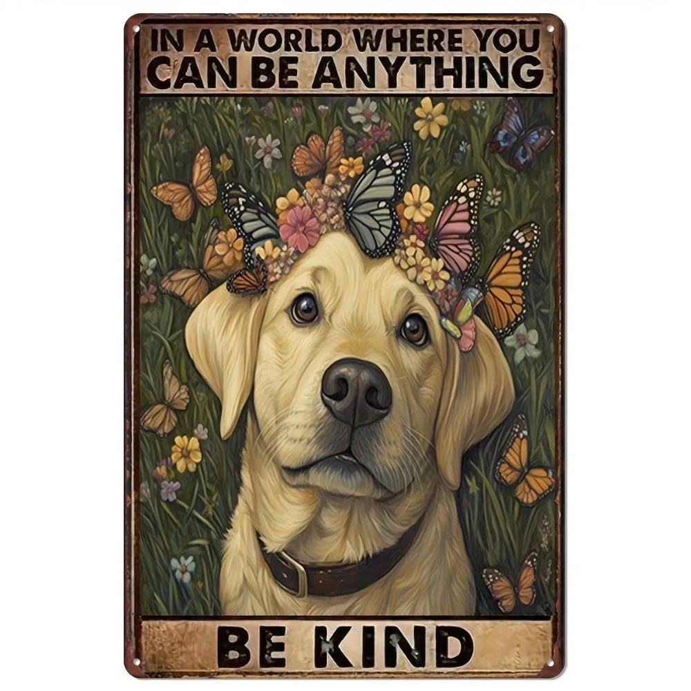 Vintage Dog Tin Sign 8x12 Inch - Rustic Retro Wall Decor with Inspirational Quote, Home Bar Cafe Garage Pub Man Cave Metal Plaqu
Vintage Dog Tin Sign 8x12 Inch - Rustic Retro Wall Decor with Inspirational Quote, Home Bar Cafe Garage Pub Man Cave Metal Plaqu