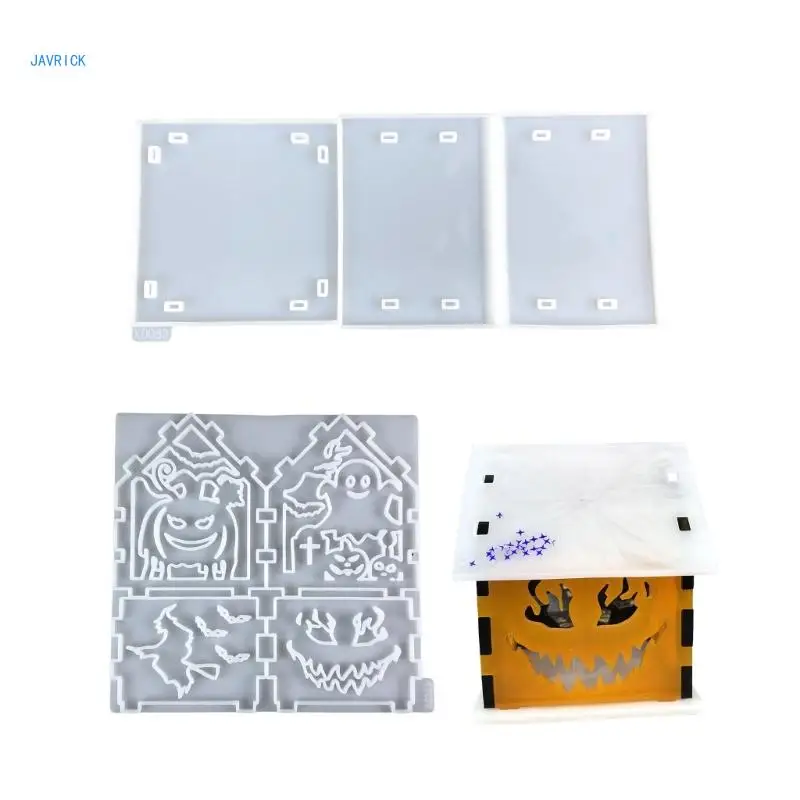 Home Decoration Mold Silicone Ornament Making Mould Halloween Small House Shaped Epoxy Mould Jewelry Crafting Tool
Home Decoration Mold Silicone Ornament Making Mould Halloween Small House Shaped Epoxy Mould Jewelry Crafting Tool