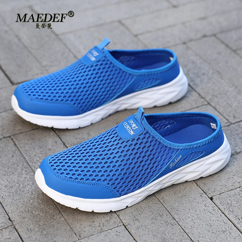 MAEDEF Men Slippers Summer Shoes for Man Breathable Shoes Men Flat Casual Shoe Male Light Comfortable Mesh Half Slippers Sandals
MAEDEF Men Slippers Summer Shoes for Man Breathable Shoes Men Flat Casual Shoe Male Light Comfortable Mesh Half Slippers Sandals