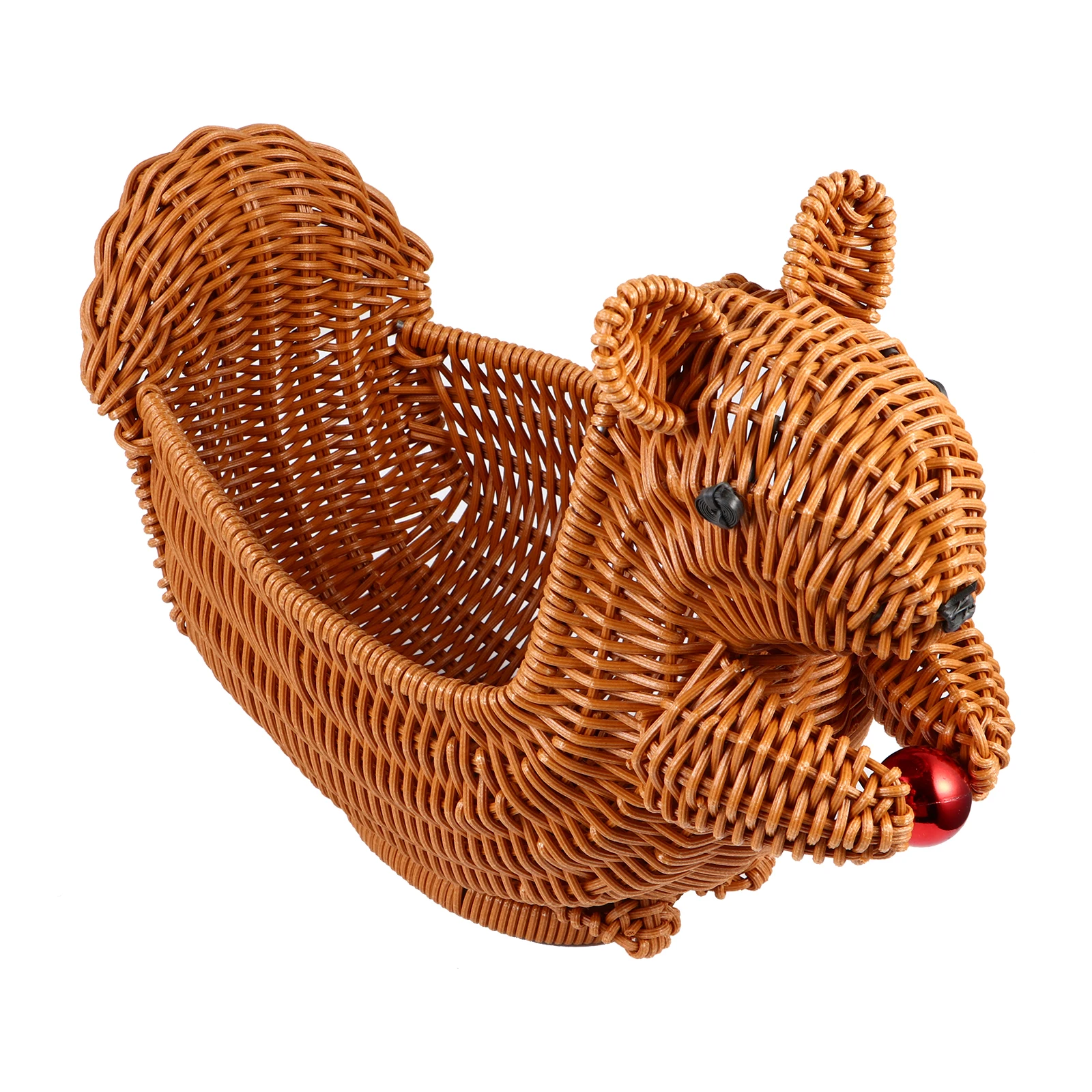 Creative Squirrel Shaped Woven Basket Large Size Brown Random Accessories Fruit Vegetable Storage Home Decor Kitchen Barware
Creative Squirrel Shaped Woven Basket Large Size Brown Random Accessories Fruit Vegetable Storage Home Decor Kitchen Barware