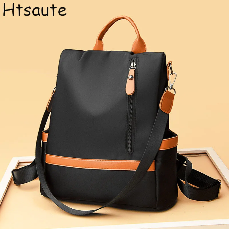 New Student Backpacks Women's Top-handle Lightweight and Fashionable Backpack Solid Color Simple Oxford Casual Travel Backpack
New Student Backpacks Women's Top-handle Lightweight and Fashionable Backpack Solid Color Simple Oxford Casual Travel Backpack