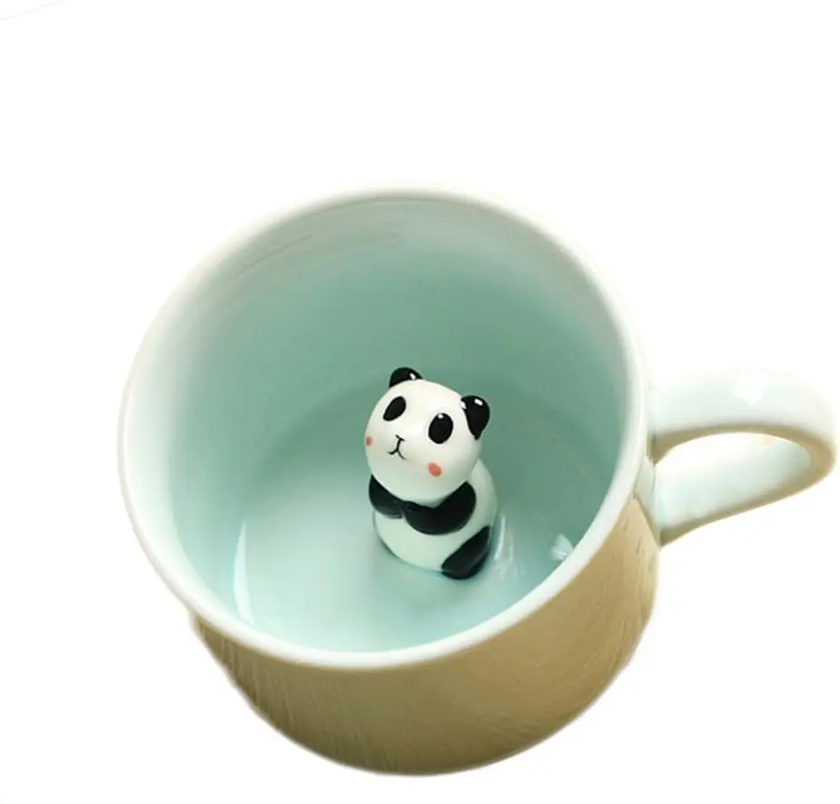 3D Animal Inside Ceramic Mug Cartoon Panda Teacup for Kids Women Men Coffee Cup 8 oz
3D Animal Inside Ceramic Mug Cartoon Panda Teacup for Kids Women Men Coffee Cup 8 oz