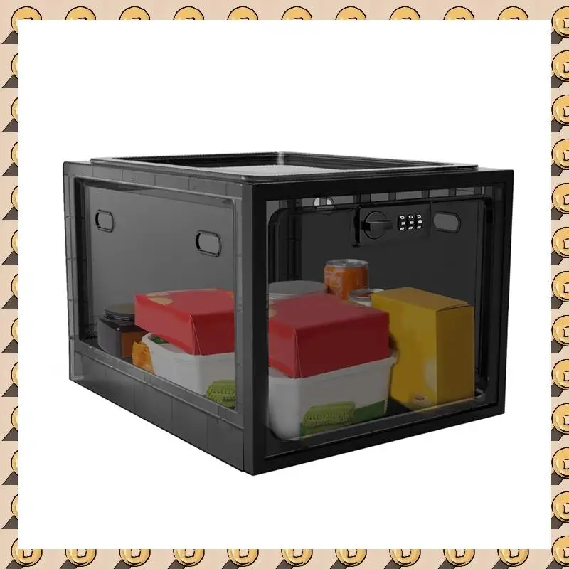 Medicine Lock Box, Cell Phone Lock Box Lockable Storage Box, Refrigerator Food Lock Box Tablet Storage Cabinet Durable ,Black
Medicine Lock Box, Cell Phone Lock Box Lockable Storage Box, Refrigerator Food Lock Box Tablet Storage Cabinet Durable ,Black