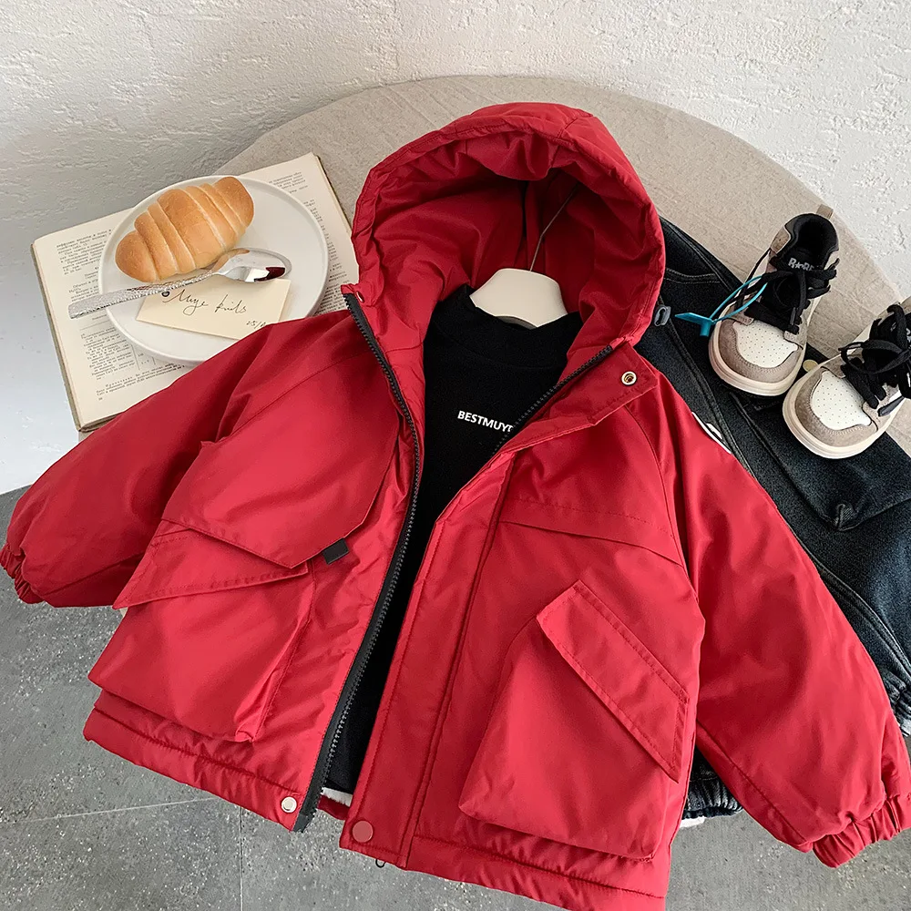 UNITIM зимняя куртка для маленьких мальчиков, утепленная флисовая теплая ветрозащитная куртка с капюшоном, детское пальто для маленьких девочек, парки, однотонная детская верхняя одежда для мальчиков
UNITIM зимняя куртка для маленьких мальчиков, утепленная флисовая теплая ветрозащитная куртка с капюшоном, детское пальто для маленьких девочек, парки, однотонная детская верхняя одежда для мальчиков