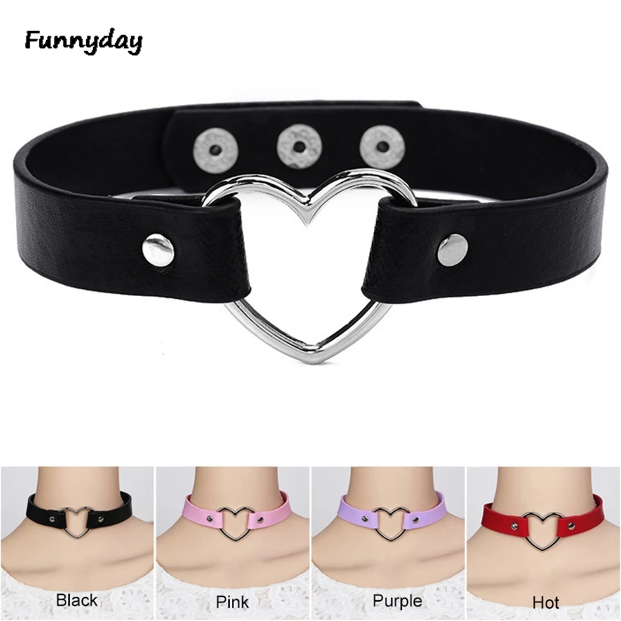 Sexy Collars Gay Punk Sexy Women Ladies Accessories Goth Japanese Harajuku Kawaii PU Leather Heart Necklace Bondage Body Harness
Sexy Collars Gay Punk Sexy Women Ladies Accessories Goth Japanese Harajuku Kawaii PU Leather Heart Necklace Bondage Body Harness