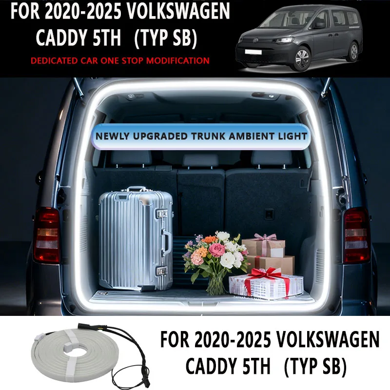 For 2020-2025 Volkswagen Caddy 5TH Rear Trunk LED Light Bar Strips Trunk Interior Decorative Lamp Strip Luggage Atmosphere Light
For 2020-2025 Volkswagen Caddy 5TH Rear Trunk LED Light Bar Strips Trunk Interior Decorative Lamp Strip Luggage Atmosphere Light