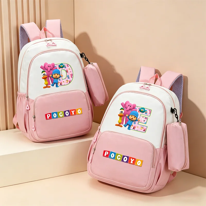 Pocoyos 2pcs Bookbag Pencil Case Portable Large Capacity Backpack Pen Bag Suit A-Z Letters Schoolbag Printed Travel Storage Bags
Pocoyos 2pcs Bookbag Pencil Case Portable Large Capacity Backpack Pen Bag Suit A-Z Letters Schoolbag Printed Travel Storage Bags
