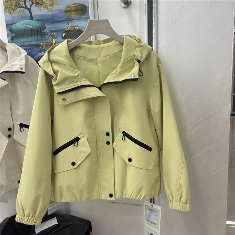 Fashion Casual Women's Hooded Tooling Ladies Short Coat 2025 Spring New Female Printing Jacket Loose Sports Slimming Outwear
Fashion Casual Women's Hooded Tooling Ladies Short Coat 2025 Spring New Female Printing Jacket Loose Sports Slimming Outwear