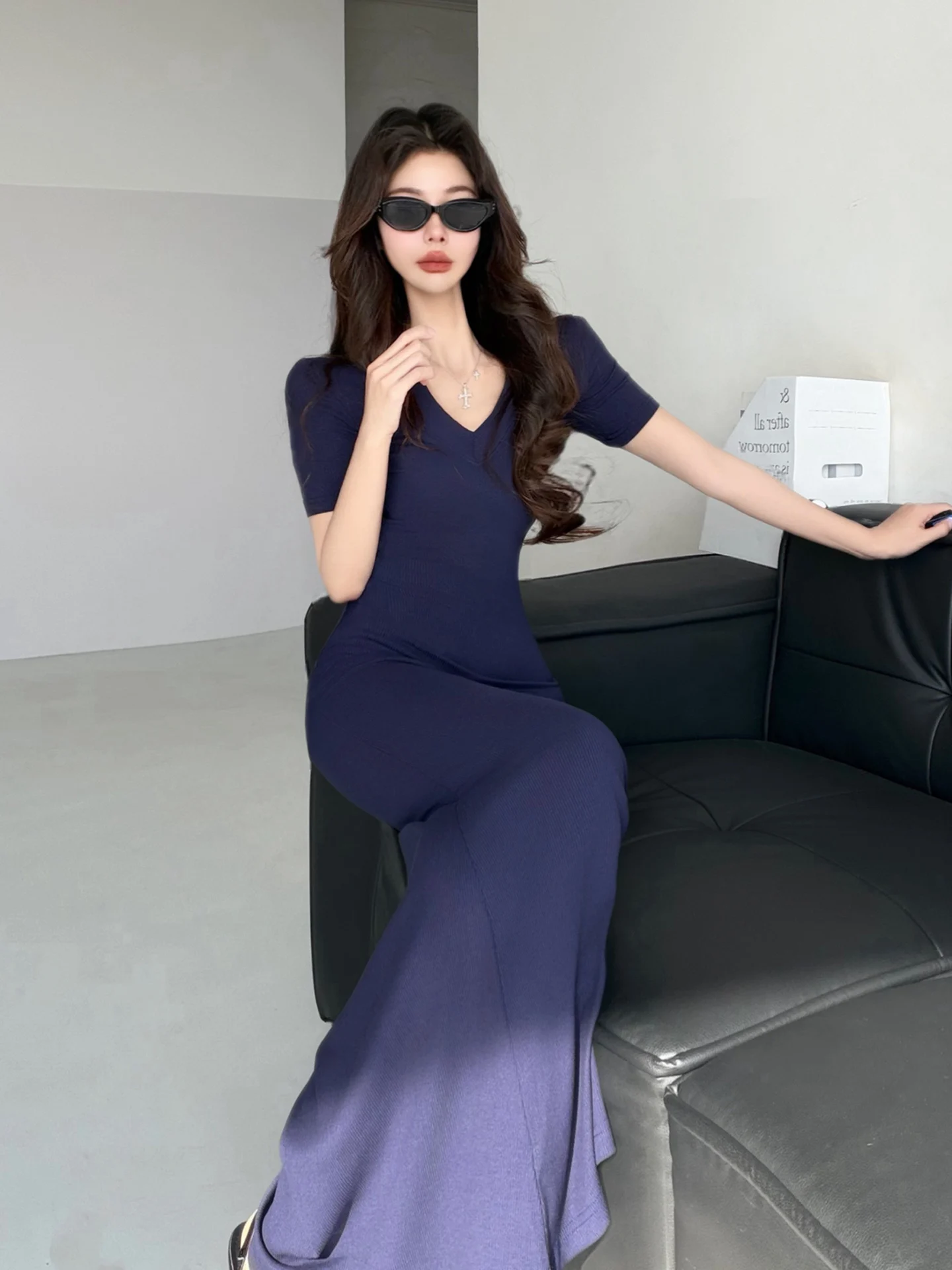 Sexy V-ne Long Dr Women's Slimming Waist High Waist Cotton Spandex Blend ort Sve Busin Casual Wear Dr
Sexy V-ne Long Dr Women's Slimming Waist High Waist Cotton Spandex Blend ort Sve Busin Casual Wear Dr