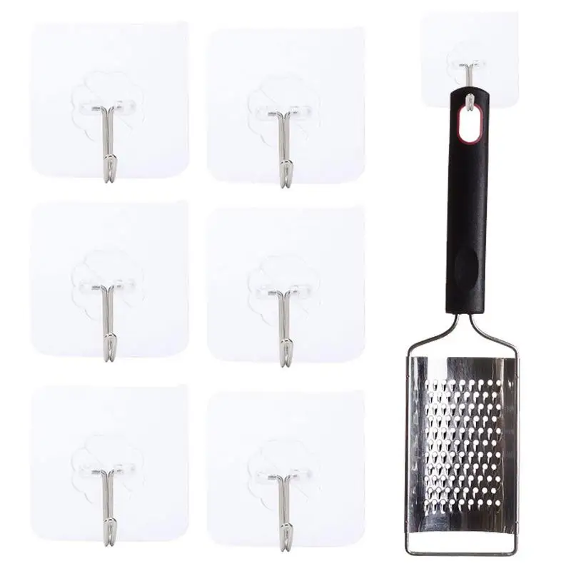 6PCS Seamless Hooks Strong Hooks Wall Strong Adhesive Free Punch Hook For Kitchen Bathroom Bedroom Wholesale Price
6PCS Seamless Hooks Strong Hooks Wall Strong Adhesive Free Punch Hook For Kitchen Bathroom Bedroom Wholesale Price
