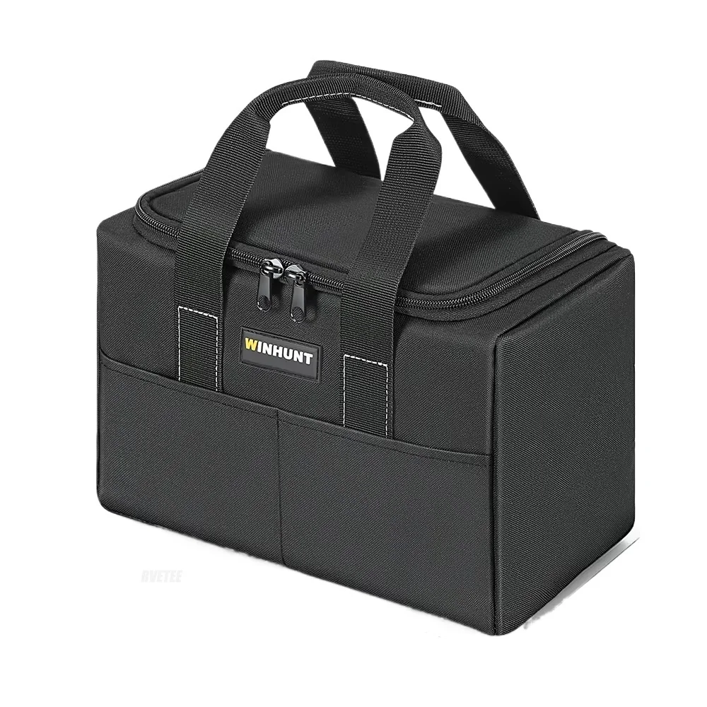 12 Inch Tool Bag Heavy Duty Oxford Cloth Tool Tote with Multi Pockets for Home Repair, DIY, Electrician, Jobsite
12 Inch Tool Bag Heavy Duty Oxford Cloth Tool Tote with Multi Pockets for Home Repair, DIY, Electrician, Jobsite